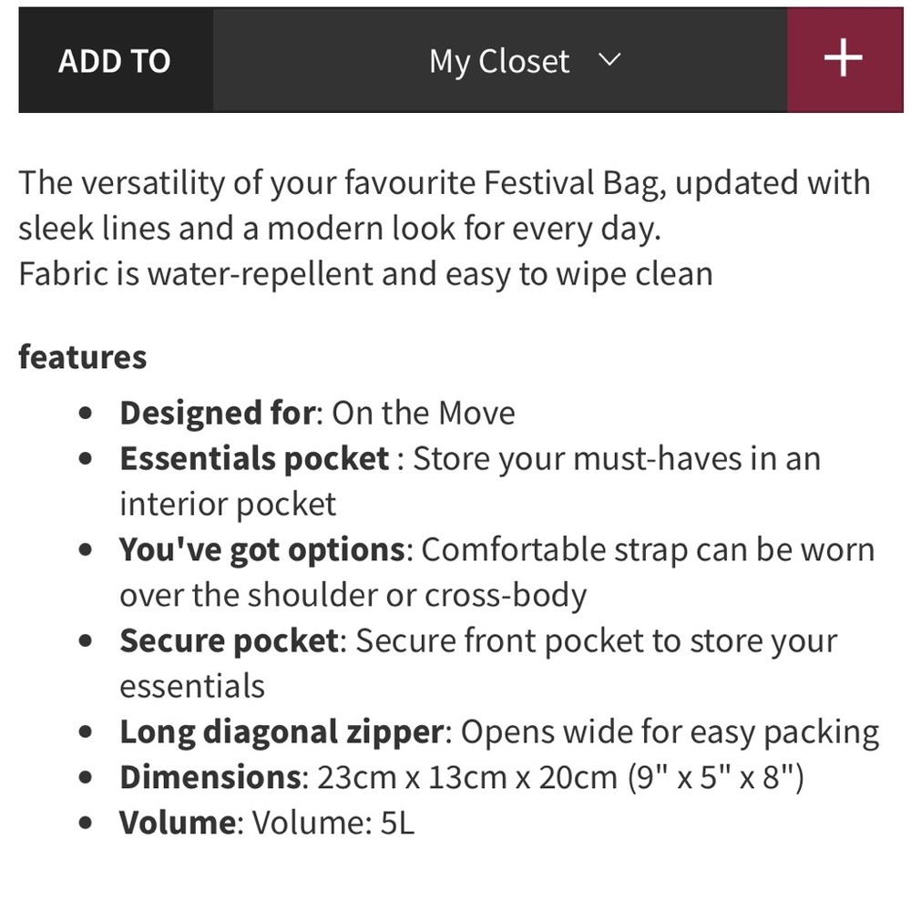 Lululemon All night Festival Bag Vol 5 L in Misty Pink - Picture 13 of 13